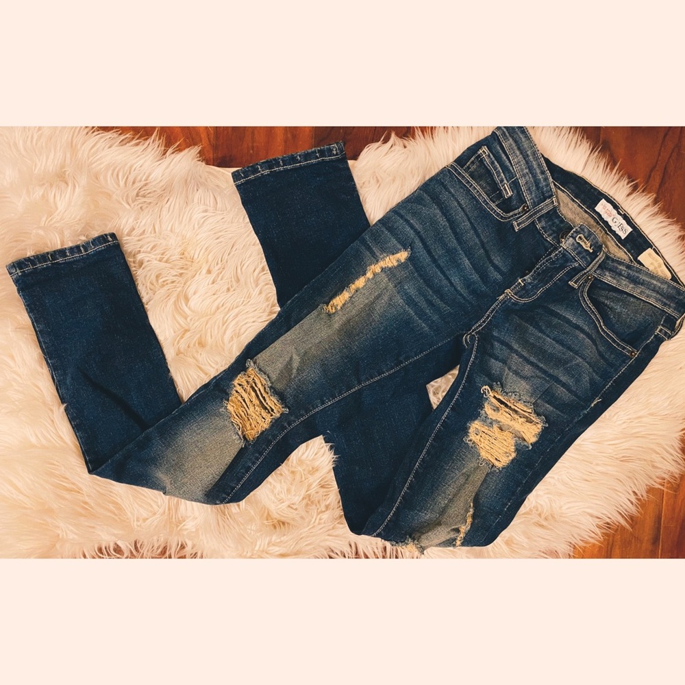 guess mid rise skinny jeans